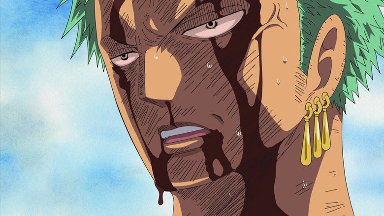 A Dor dos Meus Companheiros é a Minha Dor! A Desesperada Batalha de Zoro!