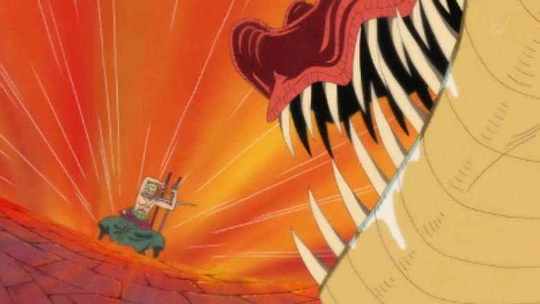 Batalha Ardente! Luffy vs. o Dragão Gigante!